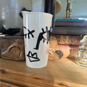 Glass Starbucks tumbler